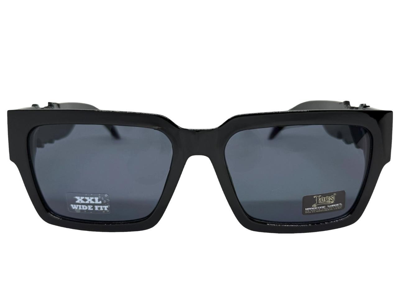 Biker Hardcore Gangster Hip Hop LOCS SUNGLASSES XXL Frame For Big Wide Fat Heads