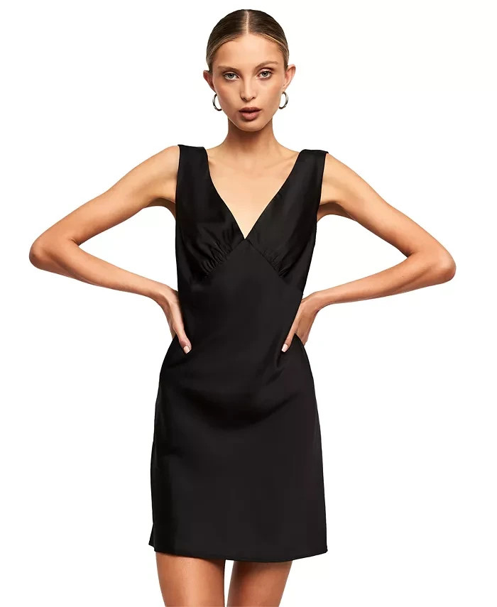 Lioness Harlow Mini Dress Black