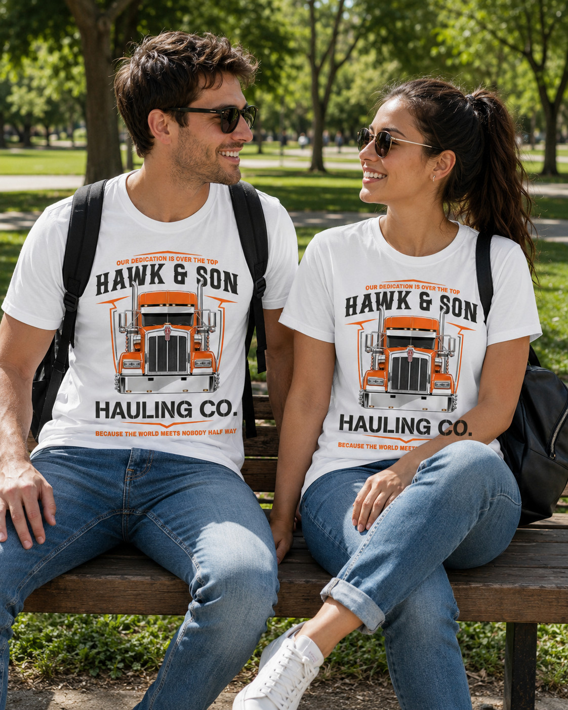 Hawk and Son Hauling Company Big Rig Pride T-Shirt