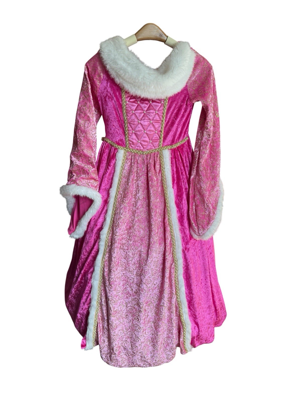 What A Character Aurora Sleeping Beauty Girls 7-8 Pink Hoop Costume