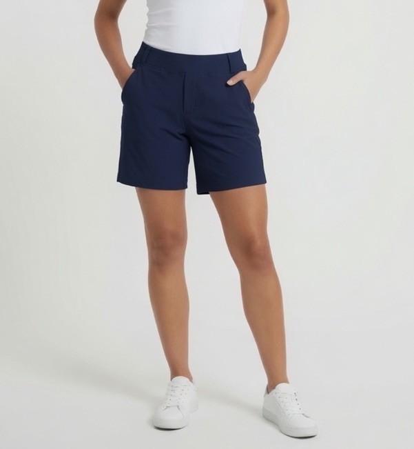 Tommy Bahama Women’s Everyday Active Shorts 9″ – Navy – Small – New With Tags
