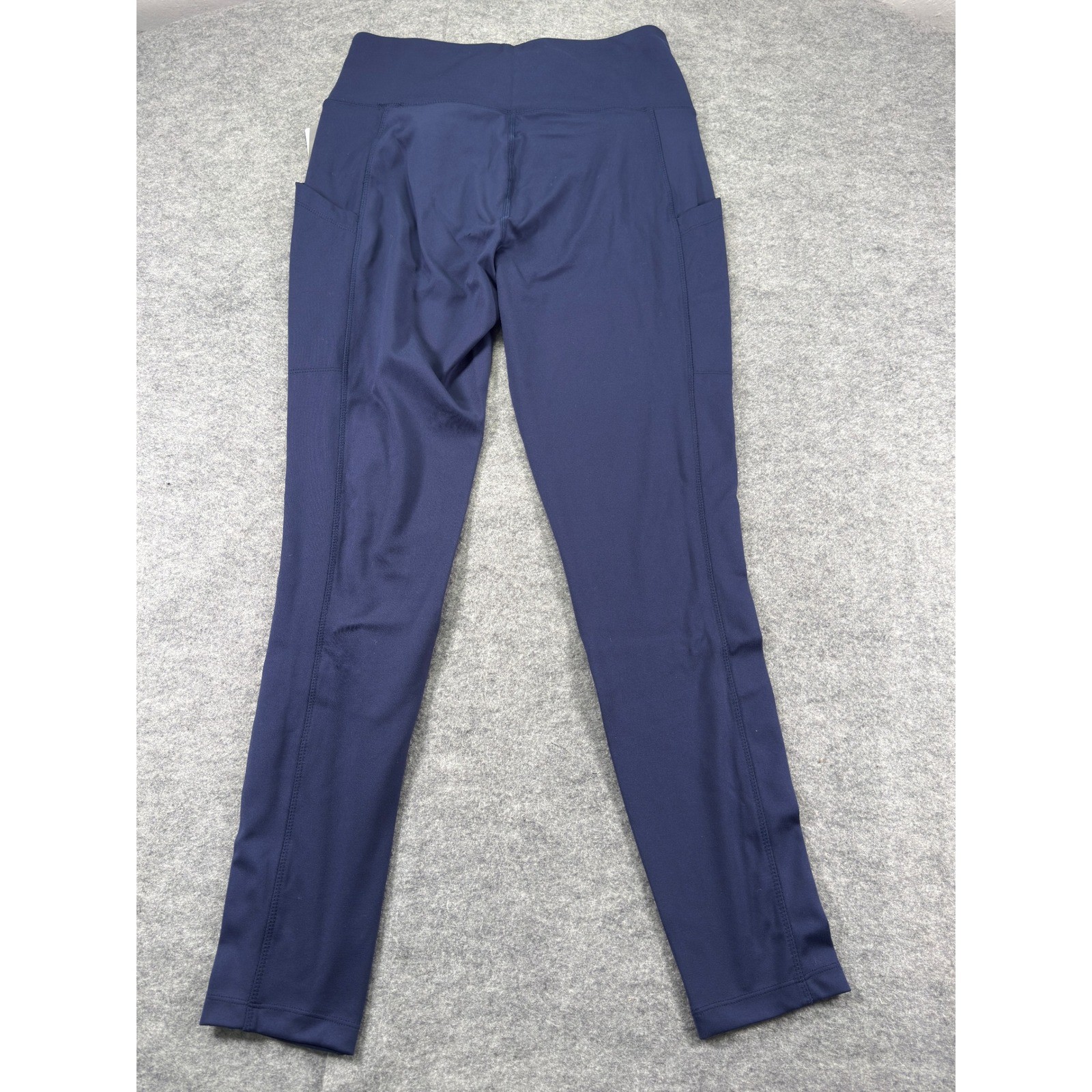 32 Degrees Cool Leggings Medium Blue High Rise Side Pocket TLBASHB02RT-664-M