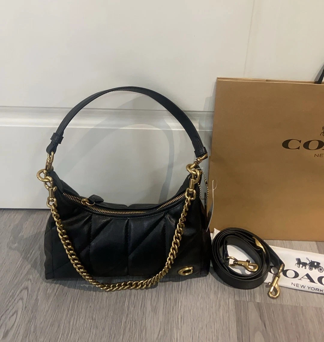 Coach CDZ65 Shoulder Bag Juliet – Fashionable Crossbody Bag Black