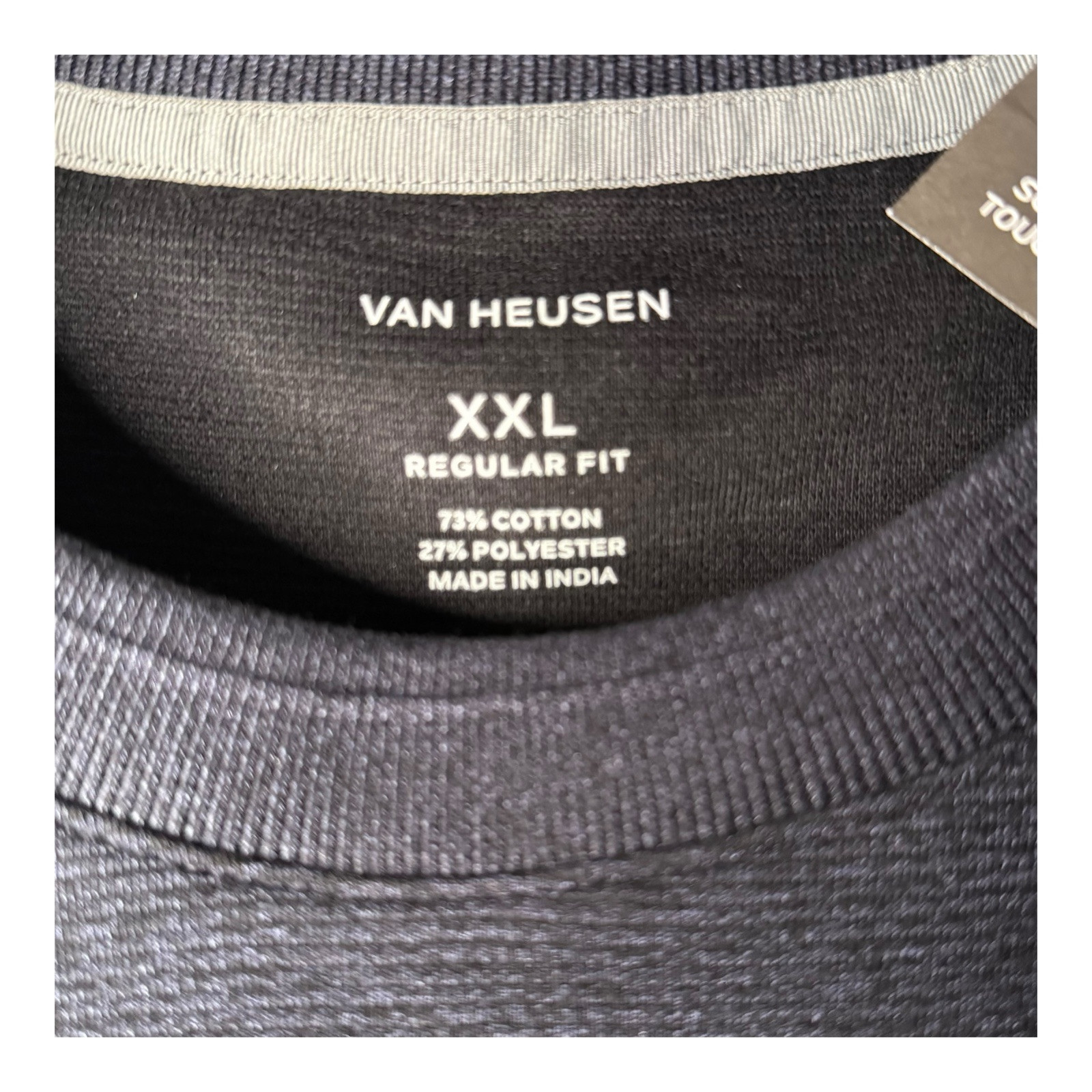 Van Heusen Crew Neck All Season Sweater Size 2XL Regular Fit Soft Touch NWT
