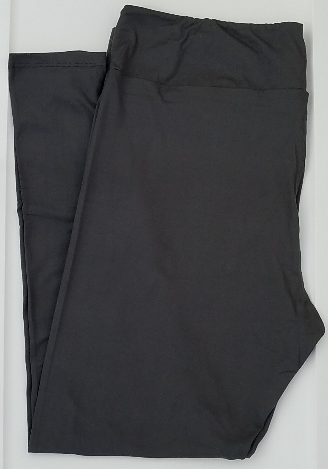Tall & Curvy2 LuLaRoe TC2 Leggings Versatile Solid Dark Gray Rare!