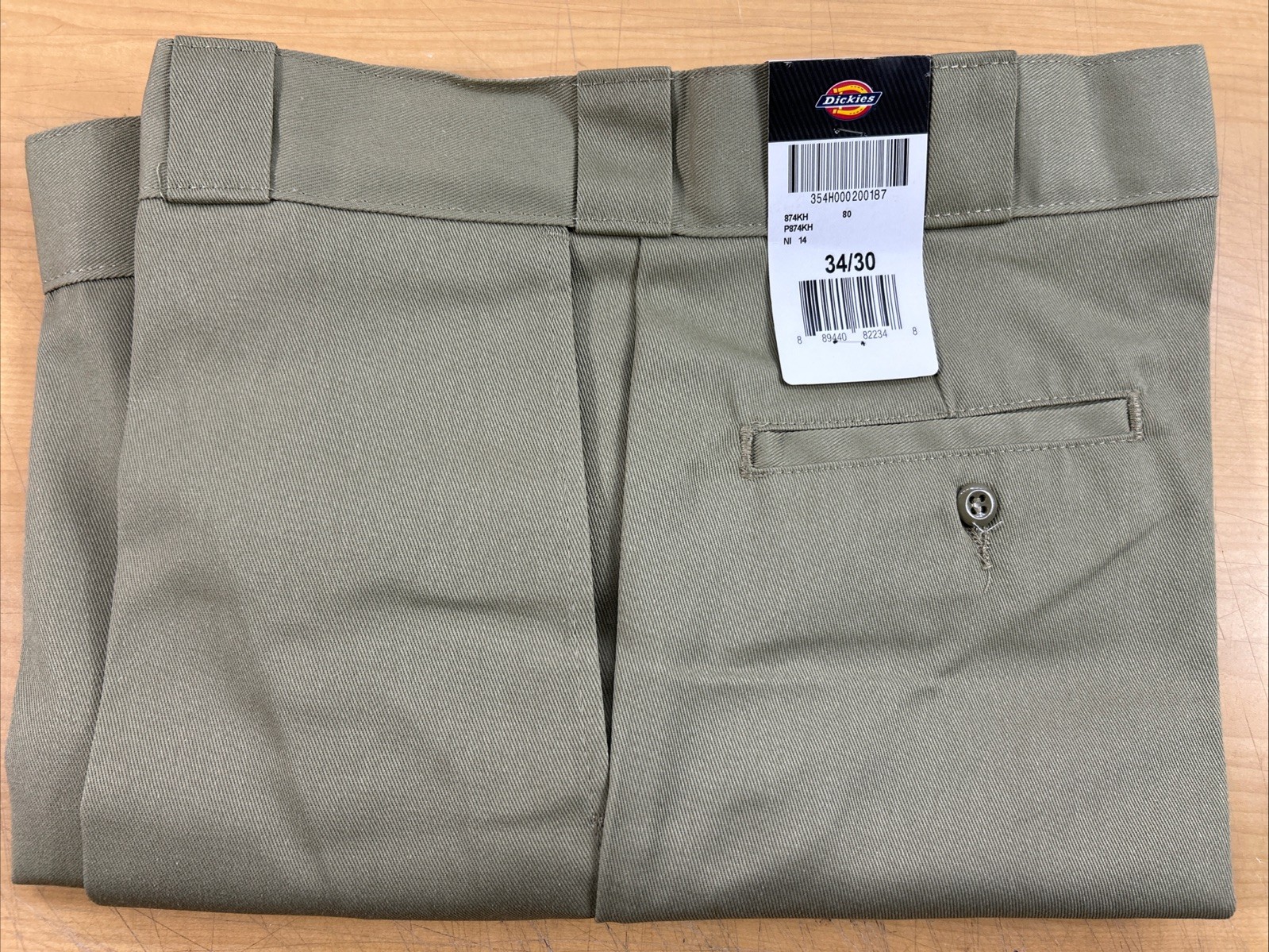 Dickies 34/30 Men’s Work Pants Flex 874 Original Fit Stretch Tapered Leg (6362)