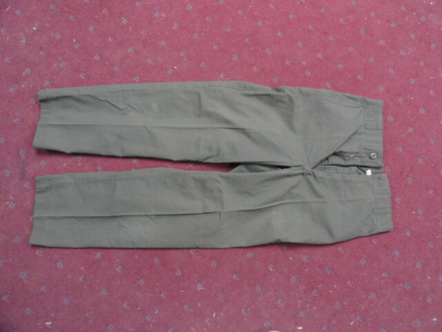 Vintage 80s US Army OG 507 Trousers Utility Pants Military USA Straight Pocket