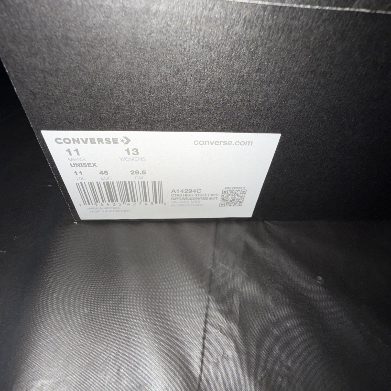 Converse Chuck Taylor All Star High Street Mid Shoe TanBlackWhite Unisex M11 W13