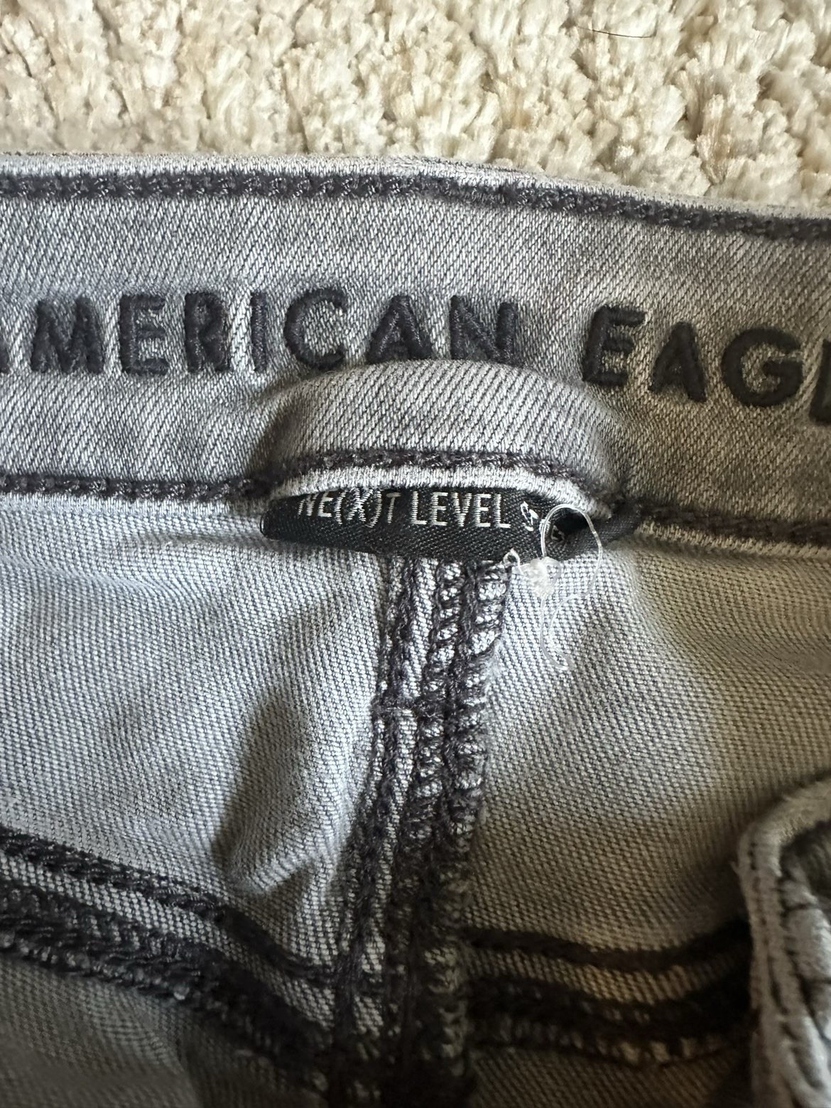 American Eagle Outfitters Next Level Stretch Skinny Jeans 000 Blue Gray bundle
