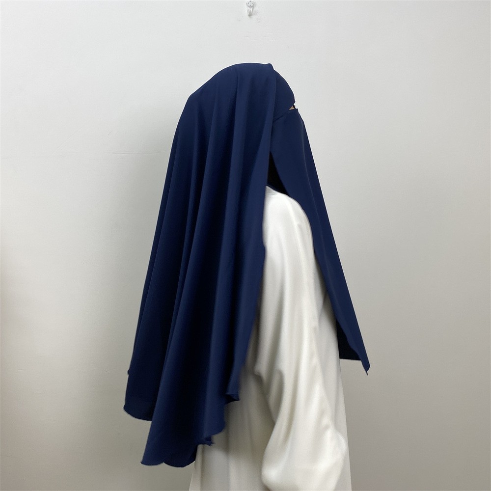 Prayer Burka Large Overhead Headscarf Women Muslim Instant Hijab Veil Full Cover