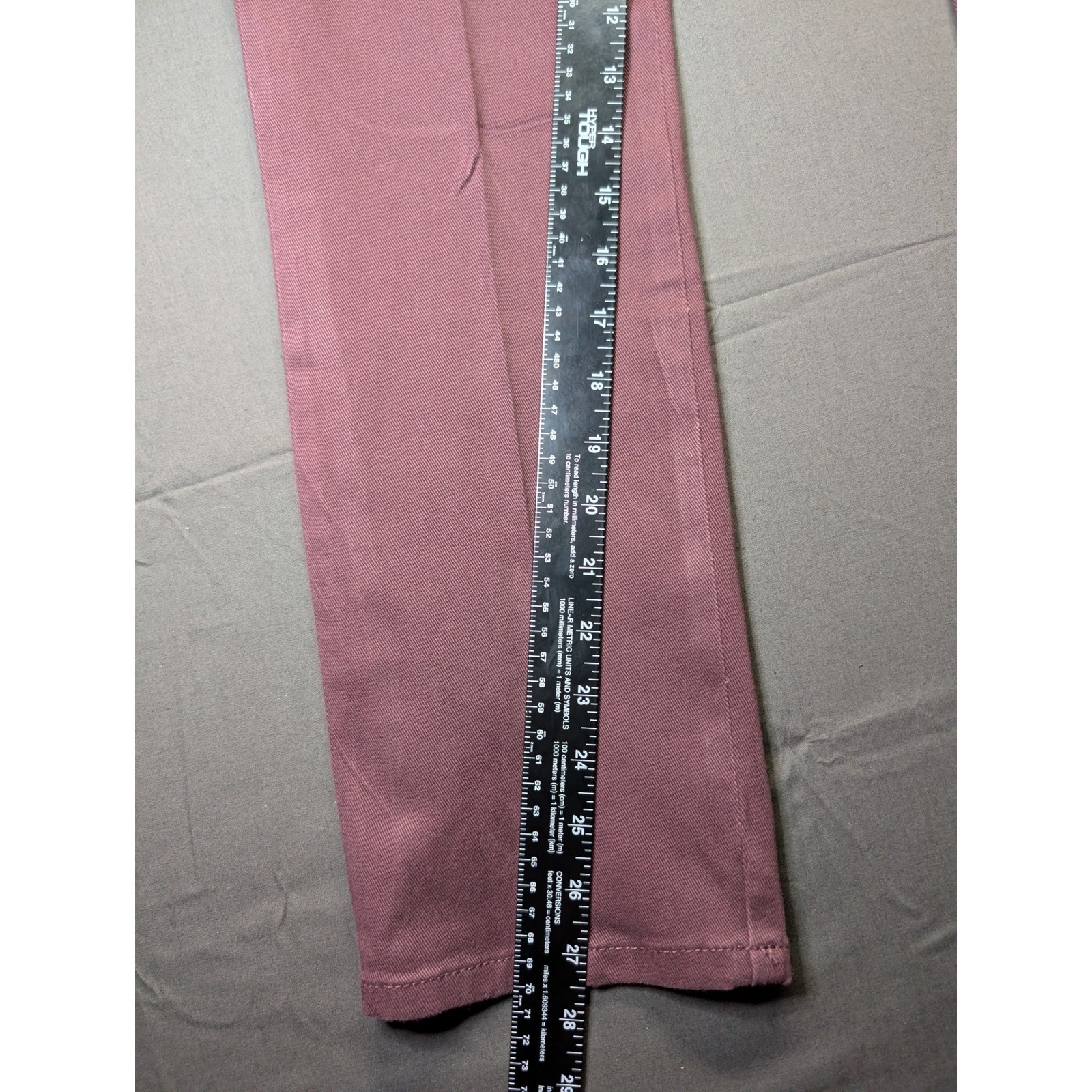 Gloria Vanderbilt Amanda Jeans Womens 6P Mauve High Rise Tapered Leg 6 Short