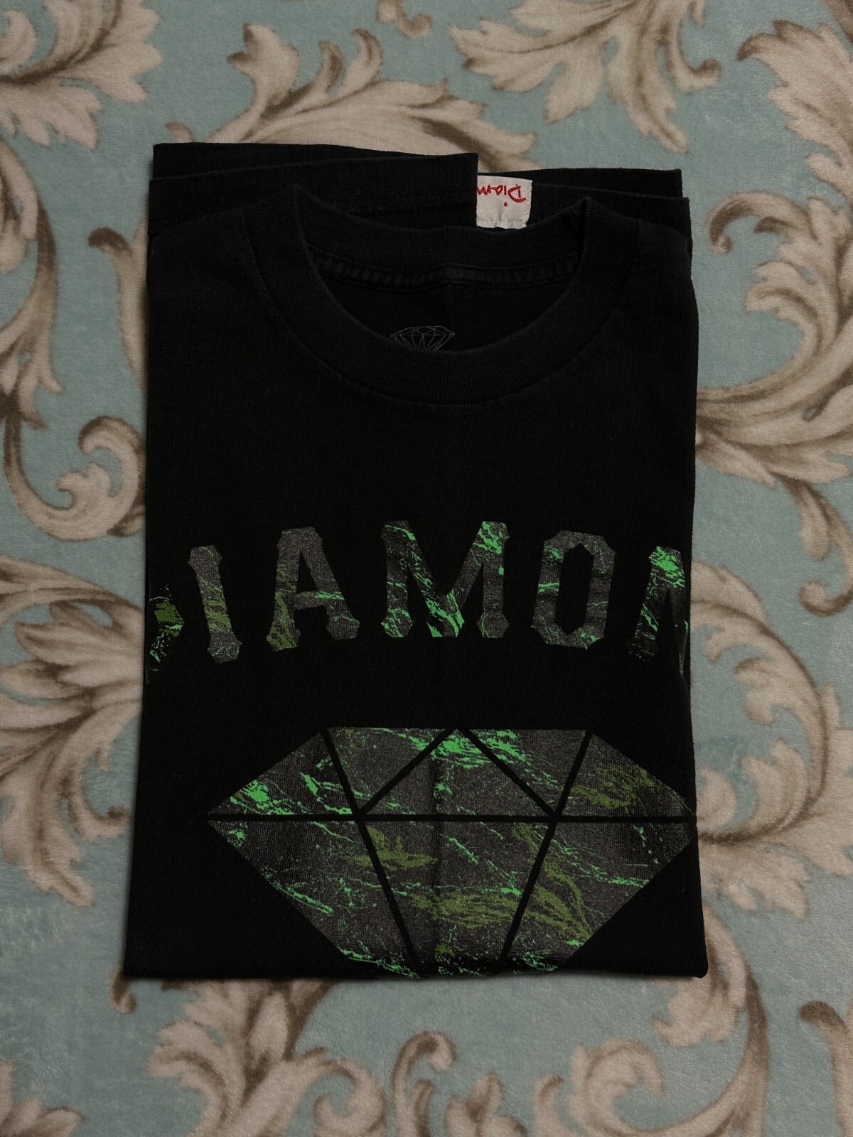VINTAGE DIAMOND SUPPLY CO JERON WILSON T-SHIRT (XL) (BLACK) DVS SHOES MATCH