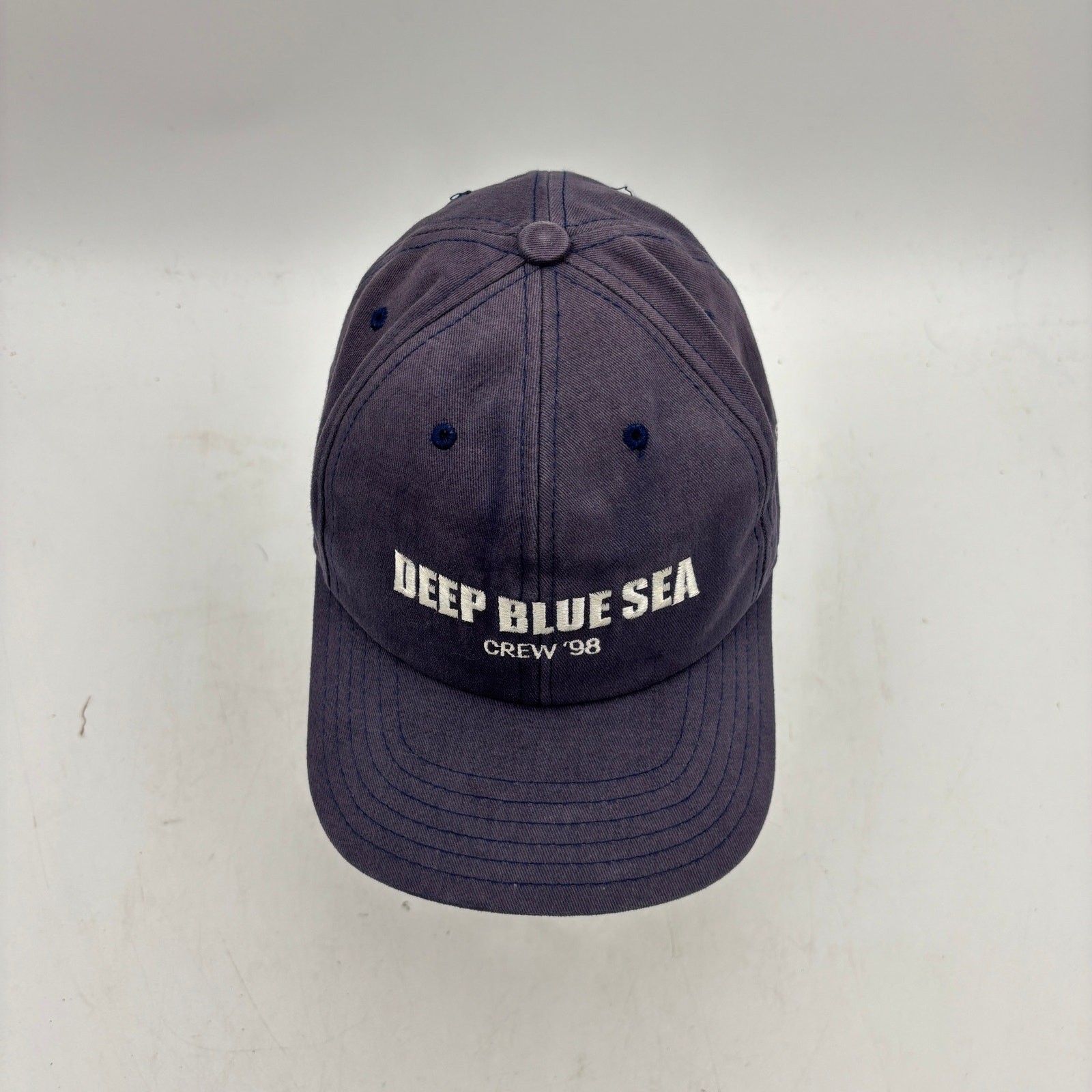 Vintage 1998 Deep Blue Sea Cast Crew Snapback Hat Samuel L Jackson LL Cool J
