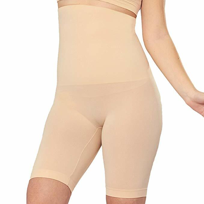 Shaperin All Day High-Waisted Body Shaper Shorts Slim Tummy Control Shapewear US