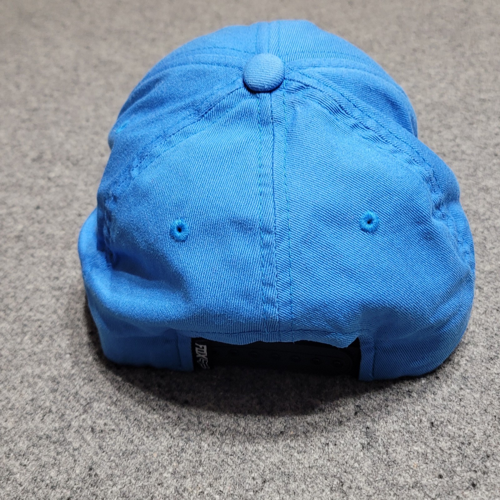 Fox Racing Hat Baseball Cap Mens Powder Blue 110 Flexfit Tech Snapback Curved