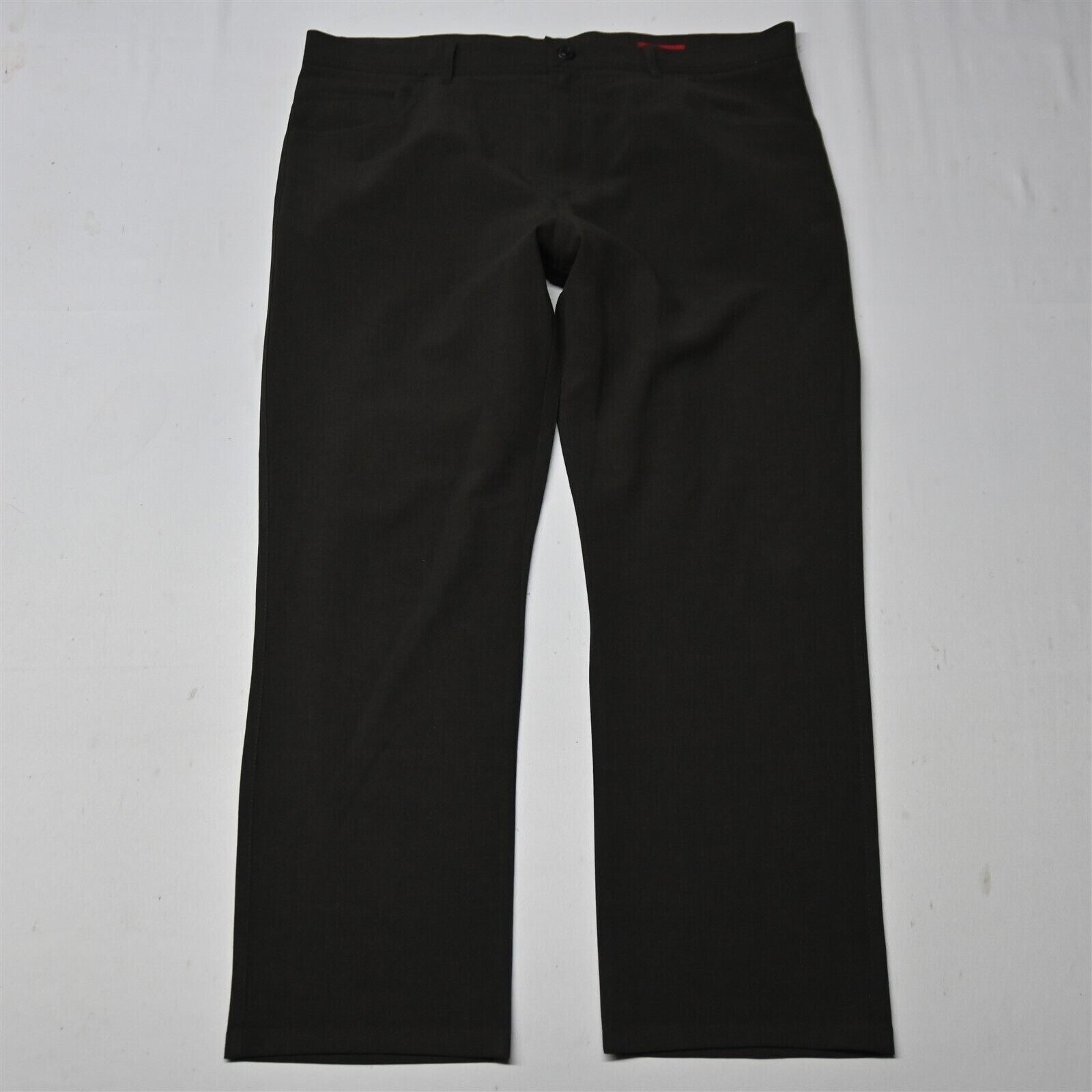 Alberto 38×29 Brown Stone Modern Fit Ceramica 5 Pocket Straight Mens Dress Pants