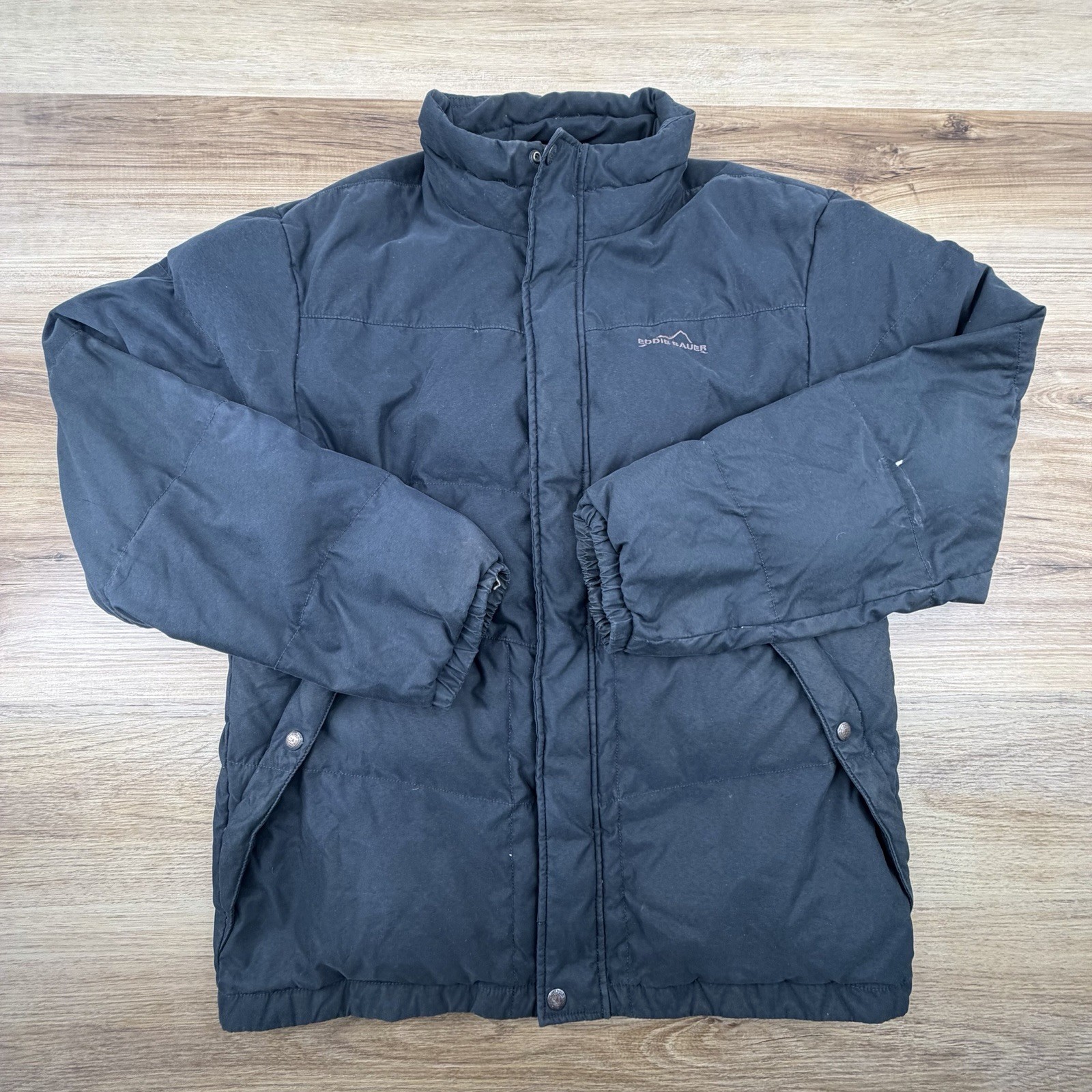 Eddie Bauer Men’s Jacket Size Medium Parka Premium Goose Down EB550 Fill