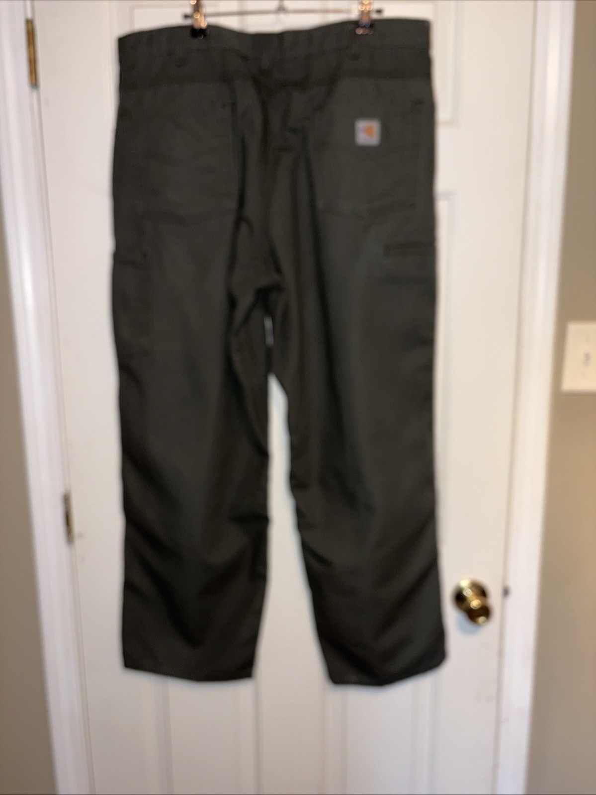 Carhartt FR Flame Resistant Original Carp Pants 40×30 Green 2112 CAT2 FRB159-MOS