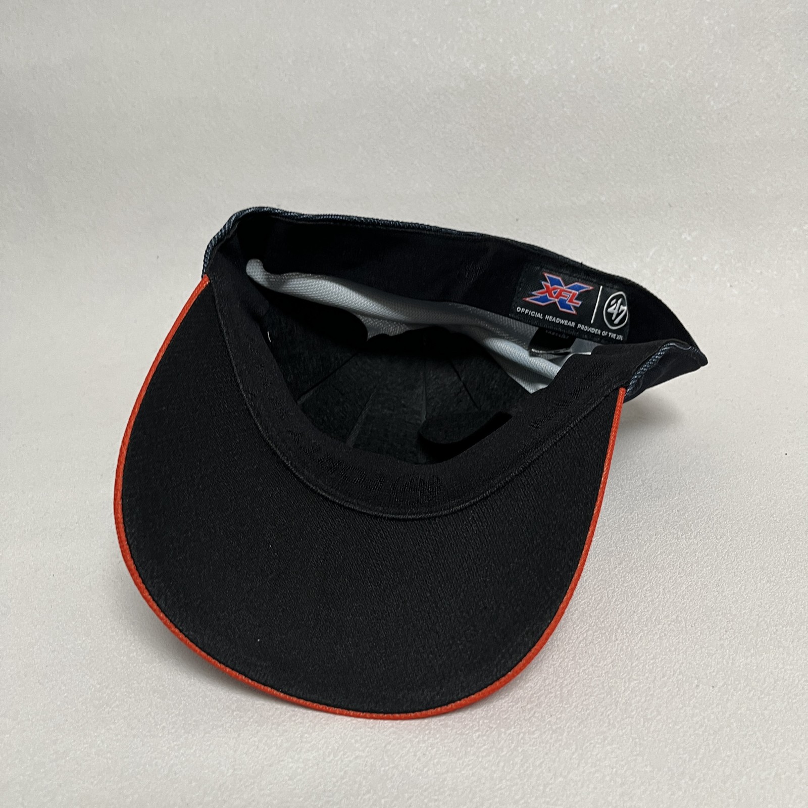 ’47 Seattle Dragons Fitted Cap Black Orange XFL Hat Retro