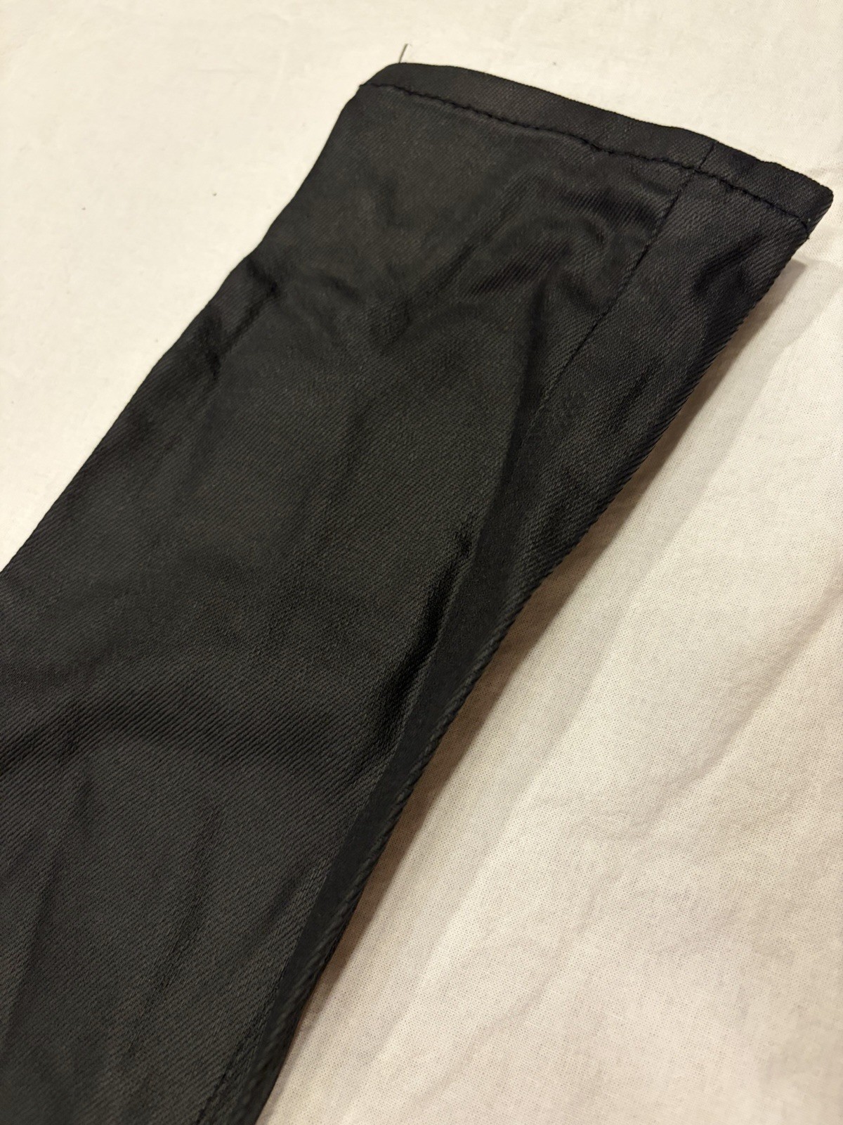 Kill City Black Waxed Denim Jeans Mens 28×30 Skinny Moto Biker Punk Excellent Co