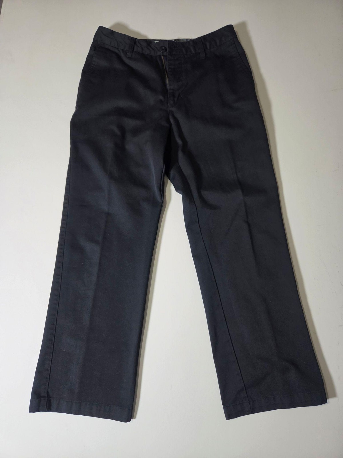 Vintage Anchor Blue Pants 32×30 Y2K Black Chino Relaxed Wear