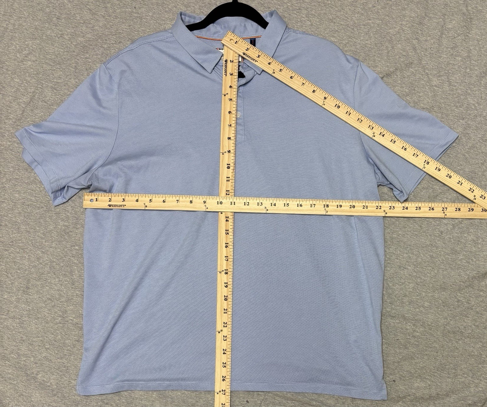 Modern Ambition Delightfully Technical Men’s Polo Lot 2 XL (Blue Burgundy)