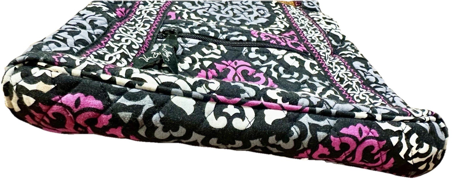 Vera Bradley Canterberry Magenta Crossbody Hipster Purse Quilted Shoulder Bag