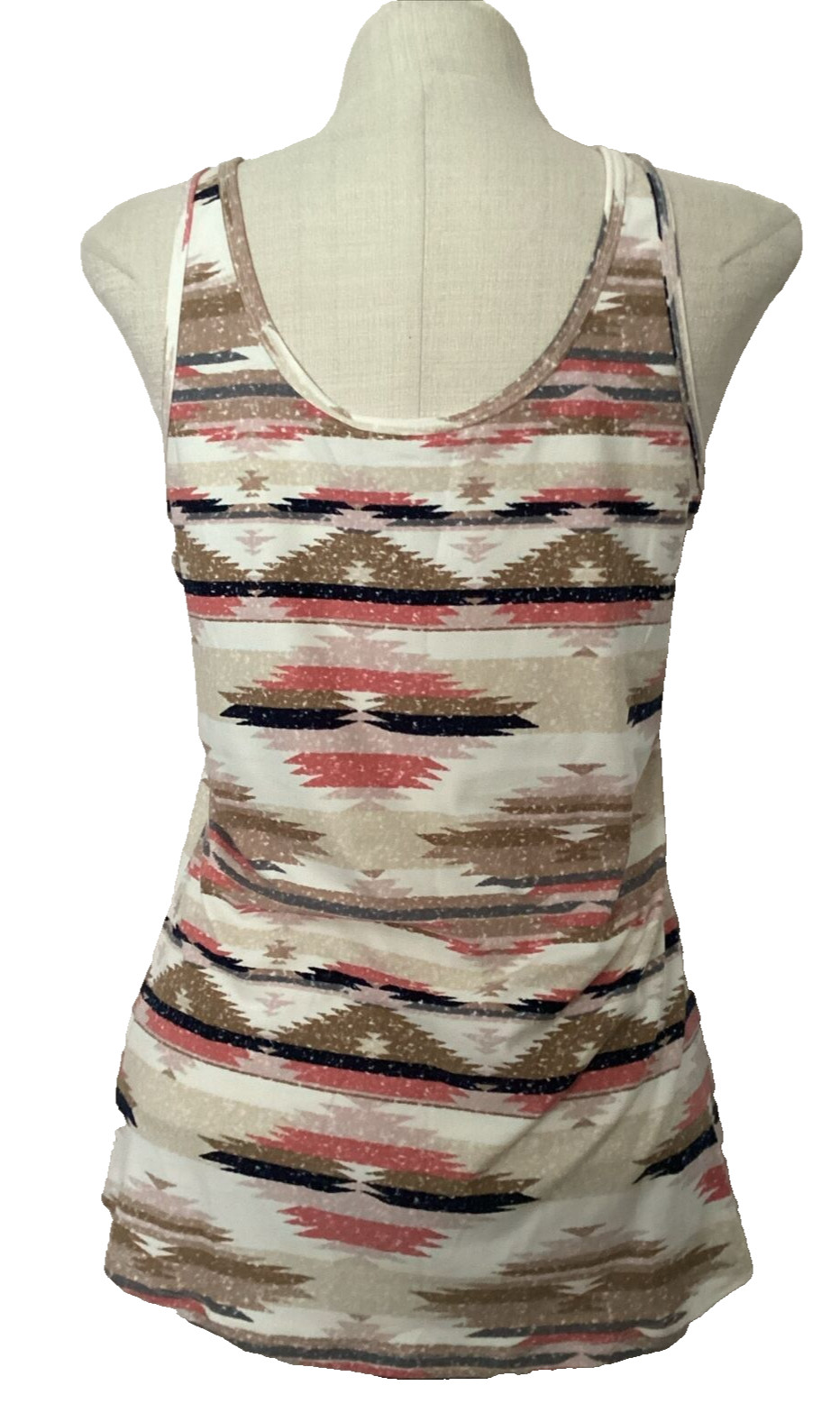 NO BOUNDARIES FITTED SOUTHWEST SCOOP Stretch Knit TANK SZ. Jr. XS*