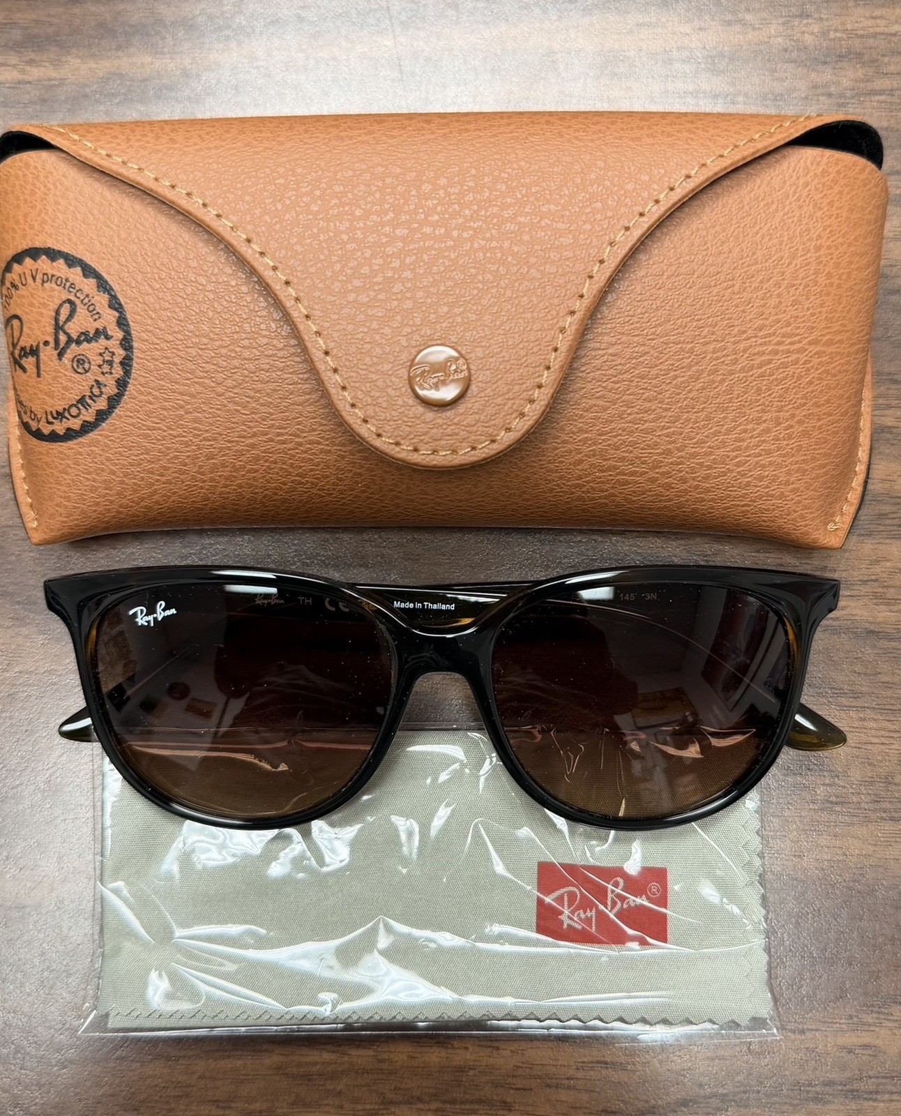 Ray-Ban RB4378 Polished Havana / Gradient Brown – RB4378 710/13 54-16-145