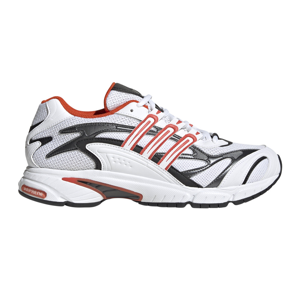 adidas Temper Run 2 Lace Up Mens White Sneakers Casual Shoes JH5492