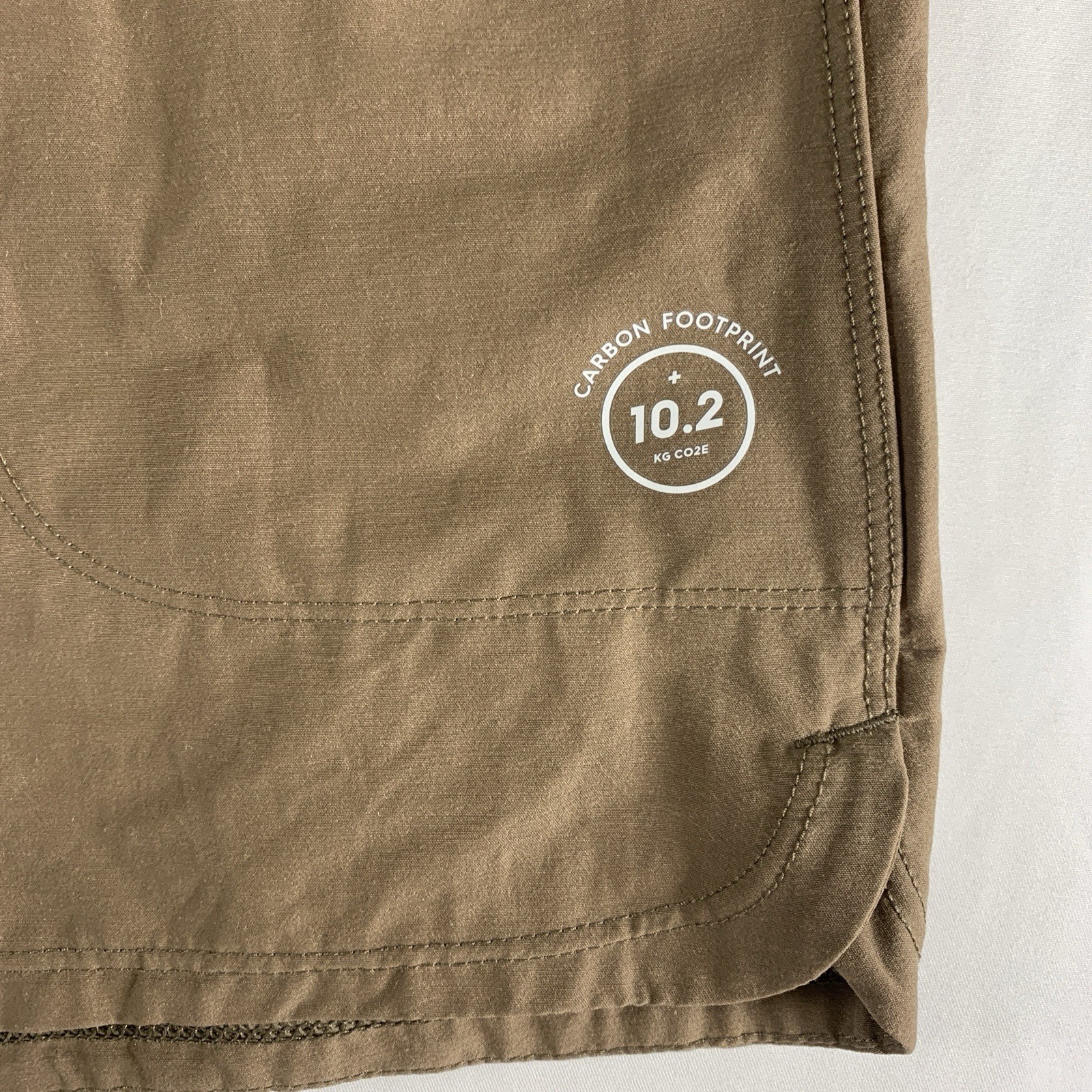 Allbirds Womens Carbon Footprint 10.2 Run Shorts XS Brown Wool Nylon Blend Light