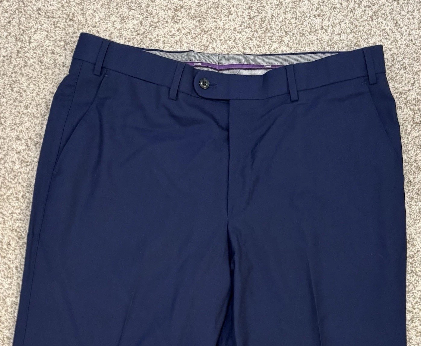 Hiltl The Ultimate Trouser Wool Navy Blue 38 X 32 Vitale Barberis Canonico Pants