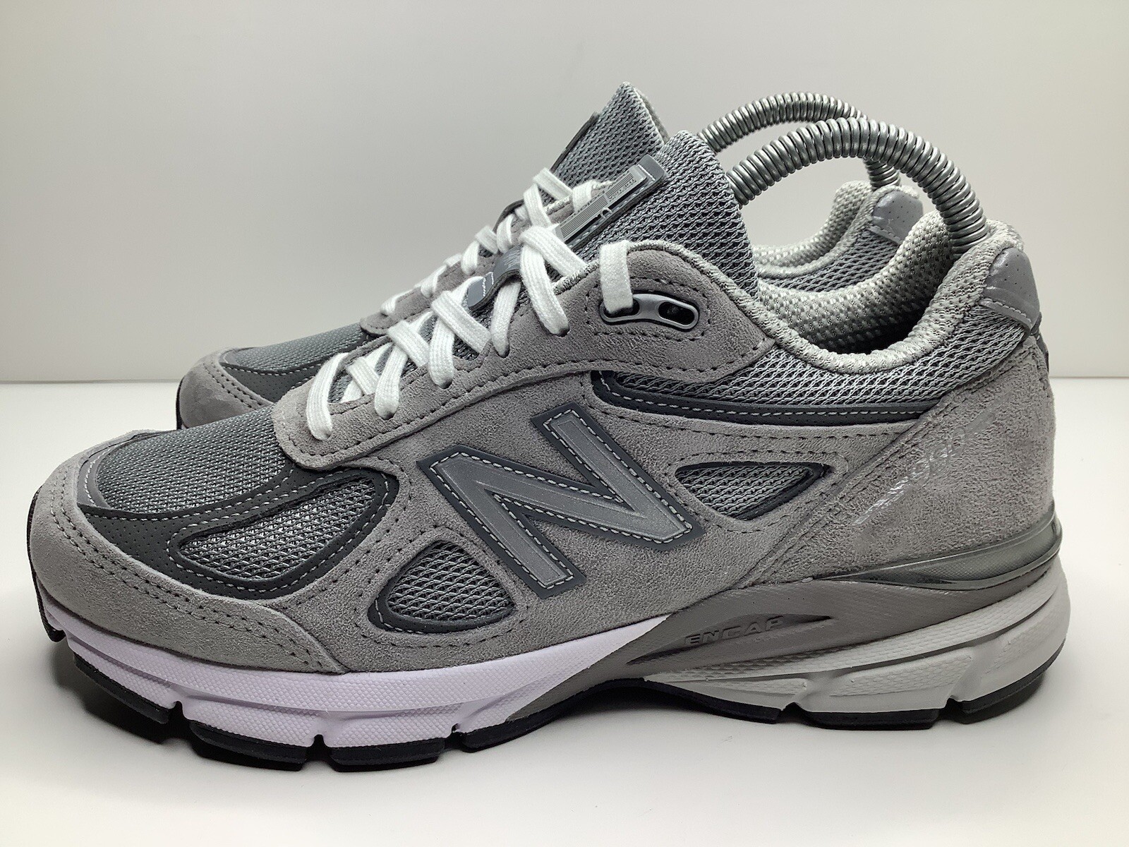 Size 5.5D – New Balance 990v4 “Made in USA” Low Grey Silver Men’s Sneakers