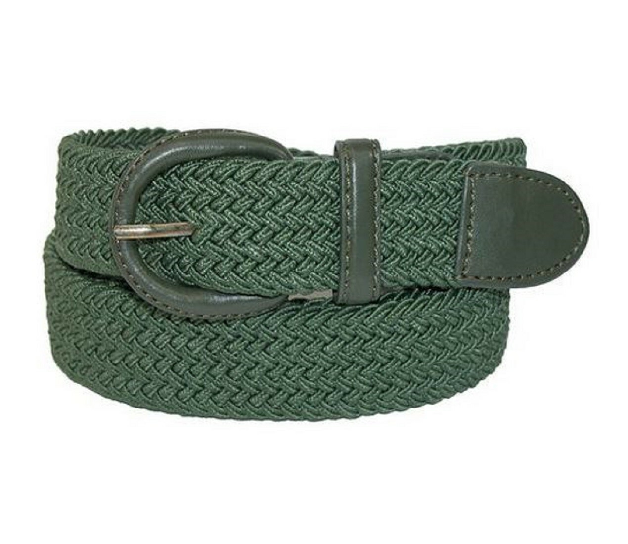 Men’s Braided Elastic Stretch Belts – 1.25 Width Brand New Without Tag