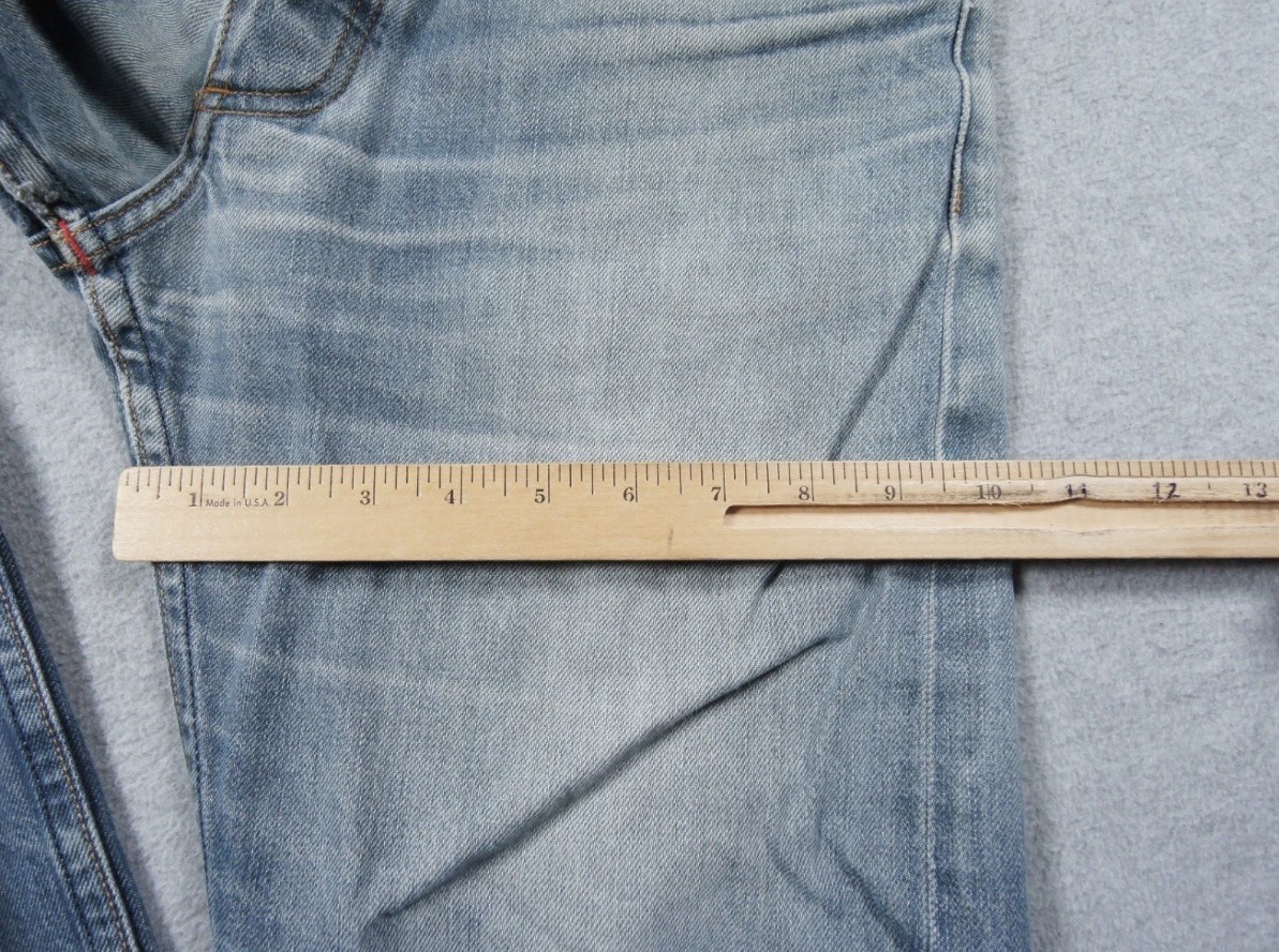 *RARE*Gustin Jeans #29 Sz. 31×32 Selvedge Straight Light Italy 11 oz fit 29×32