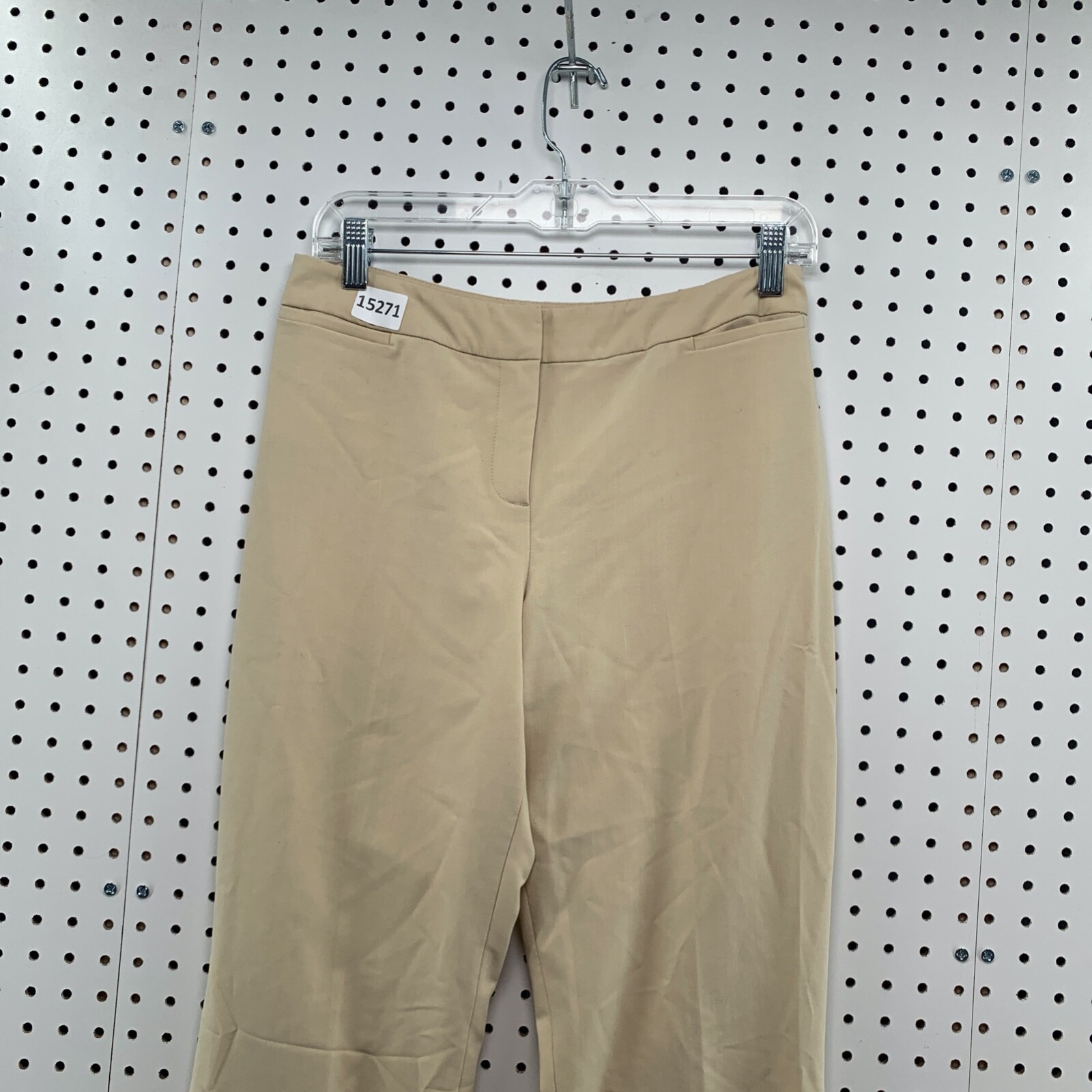 Pendleton Womens Business Pants Beige Size 4 Polyester Spandex blend 28X30