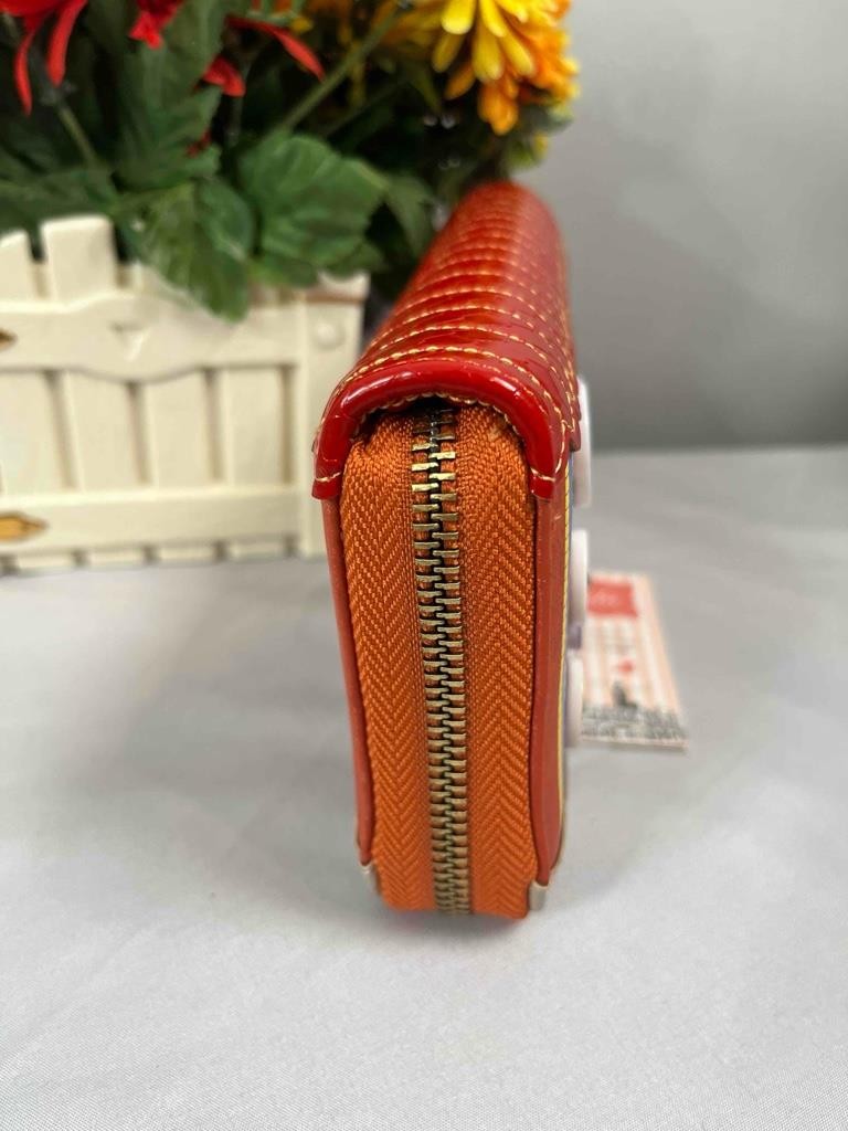 NWT VENDULA London Ceramica & Cat Large Zip Around Wallet
