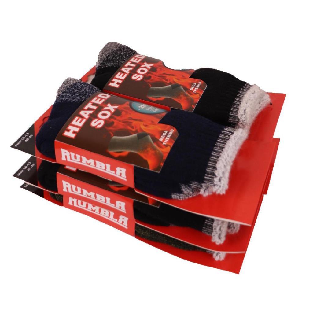 Mens Extra Warm Thermal Socks Thick Winter Heated Work Soft 4 or 6 Pairs AU