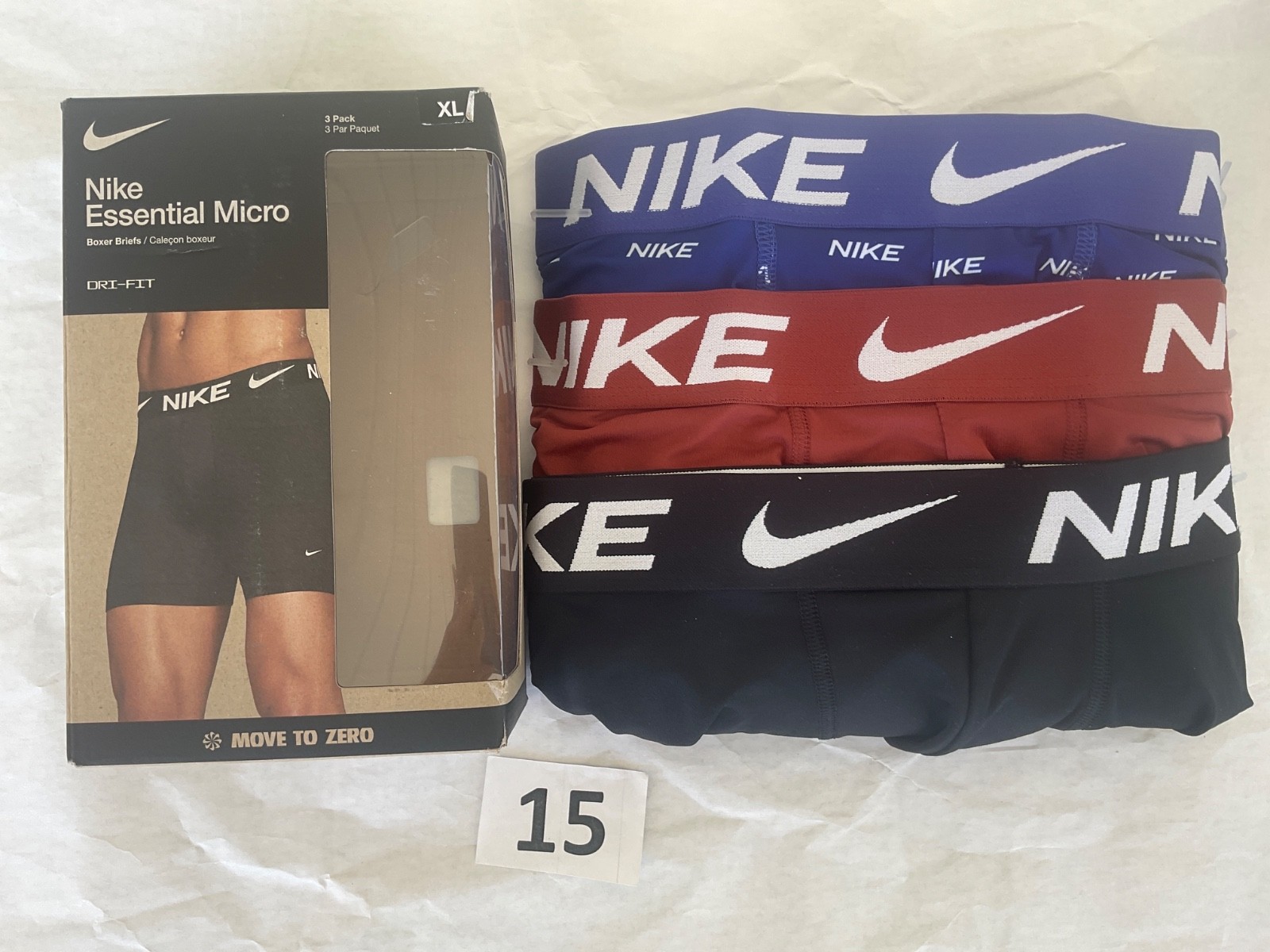 Nike Essential Micro 3-Pack Boxer Brief Dri Fit New Orange Blue Gray Pink Black