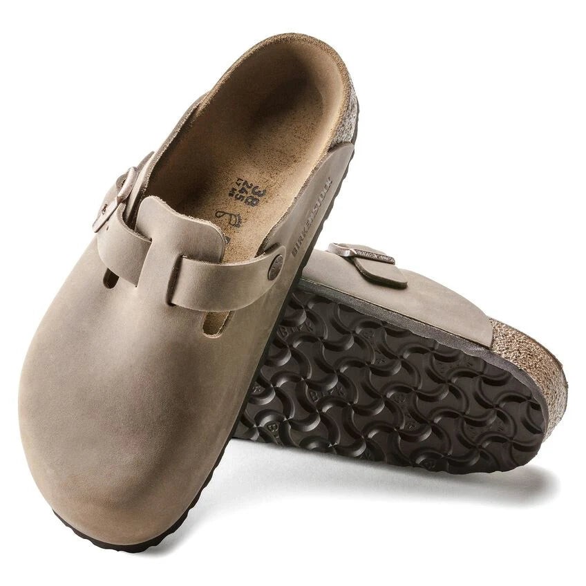 Birkenstock Unisex Boston Oiled Leather [960811], Various Colors, NEW