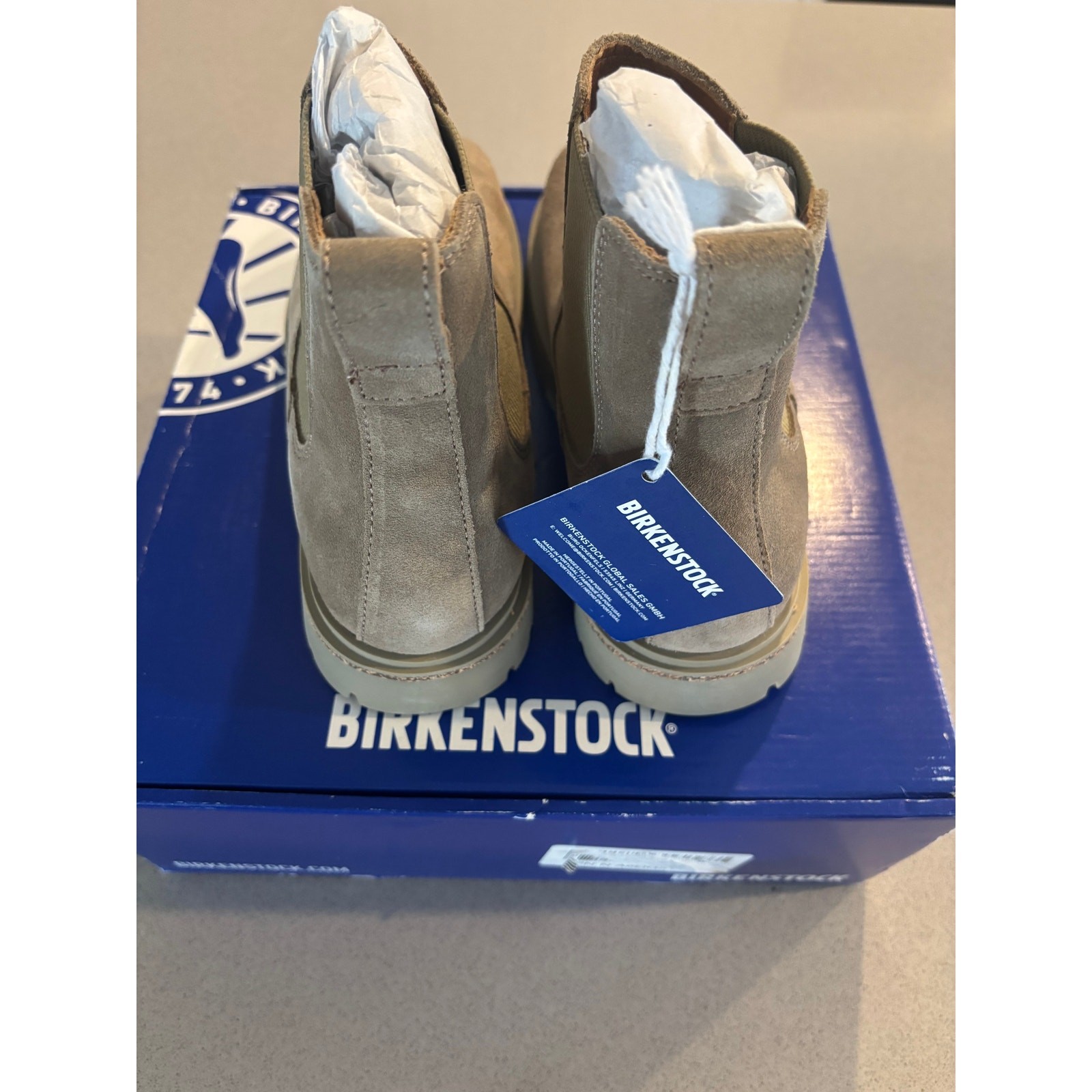NWT Birkenstock Highwood Slip-On Suede Boot Size 38 (7-7.5)