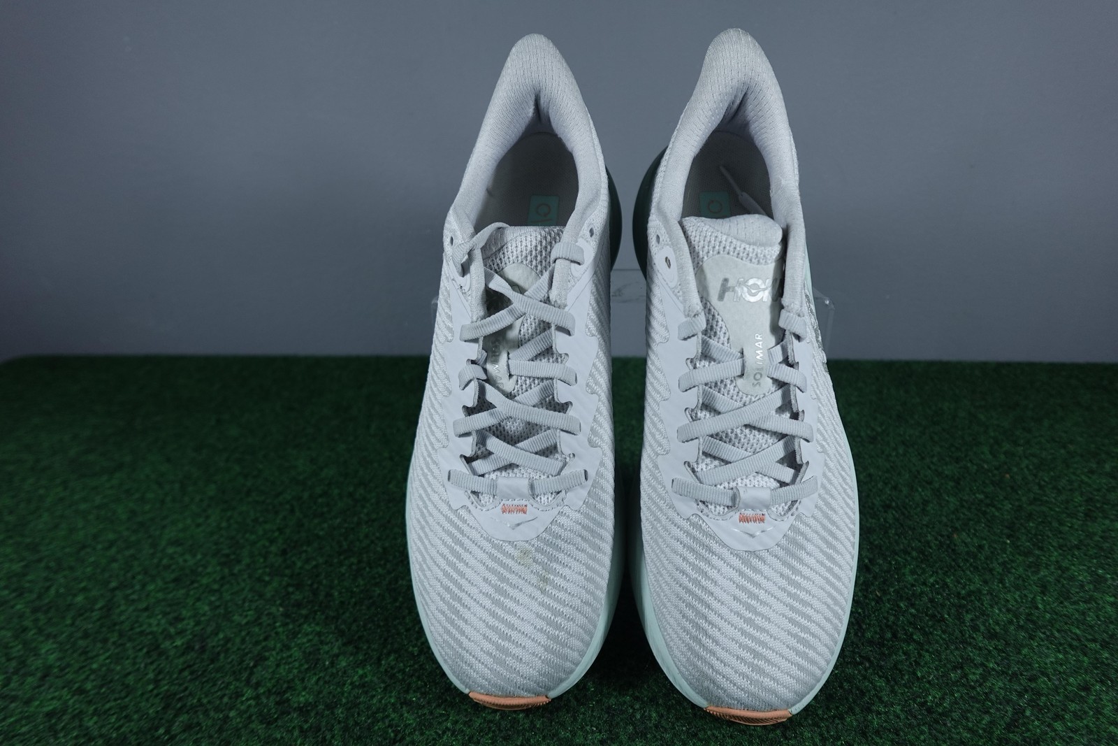 Hoka One One Solimar Shoes Womens Size 9.5 Gray Mesh Running Sneakers 1123075