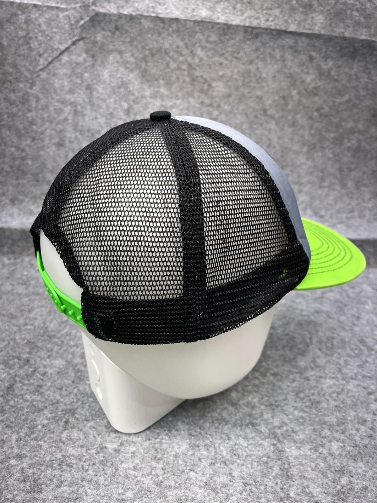Foam Glow 5K Hat Cap Snap Back Adult One Size Green Polyester Blend Trucker