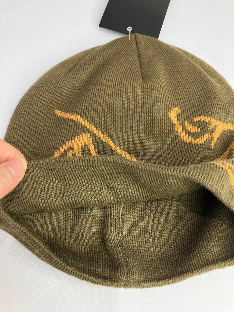 Arc’teryx Bird Graphic Beanie V2 Brown Knit Hat Unisex NWT
