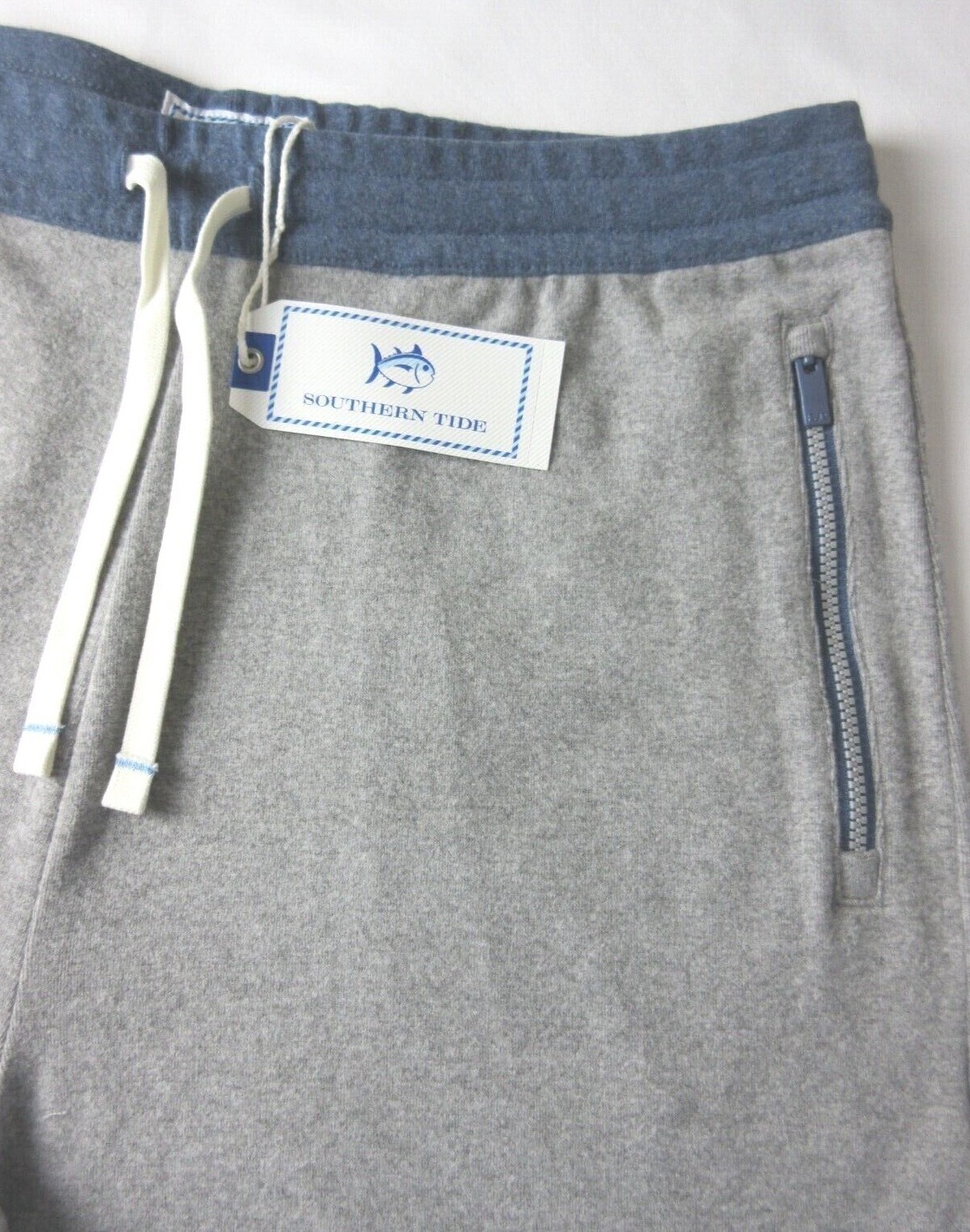 Southern Tide Men’s Backrush Heather Lounge Shorts Quarry Grey NWT Free Ship