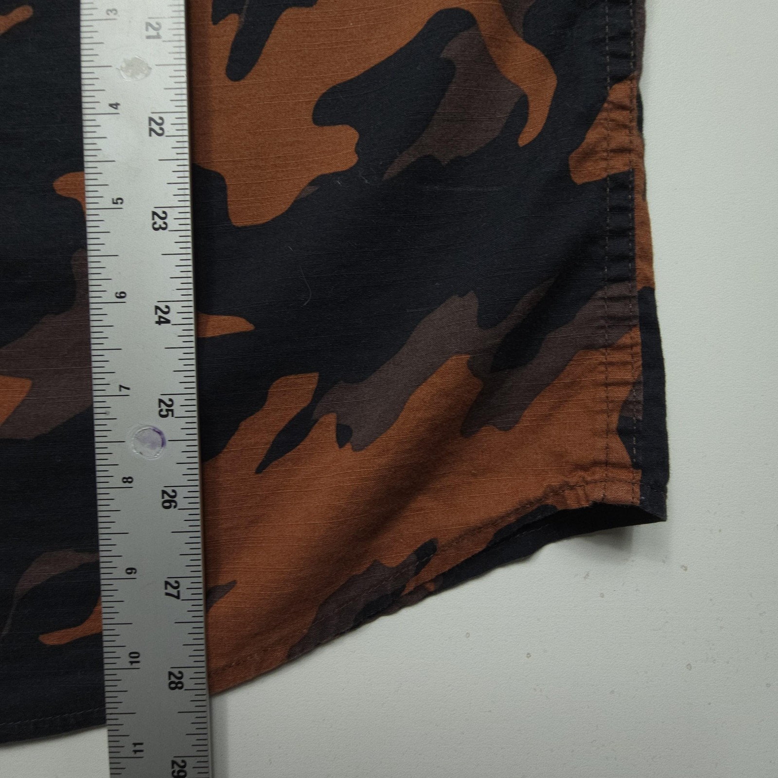 Levis Mens Shirt Large Brown Black Camo Casual Workwear Hide Hunt Outdoors Camp