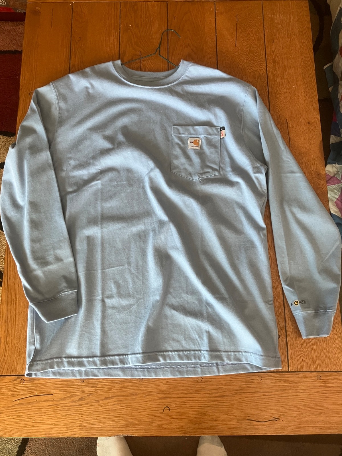 3 NWT Carhartt Force FR Long Sleeve Work Shirts Flame Resist Size Large