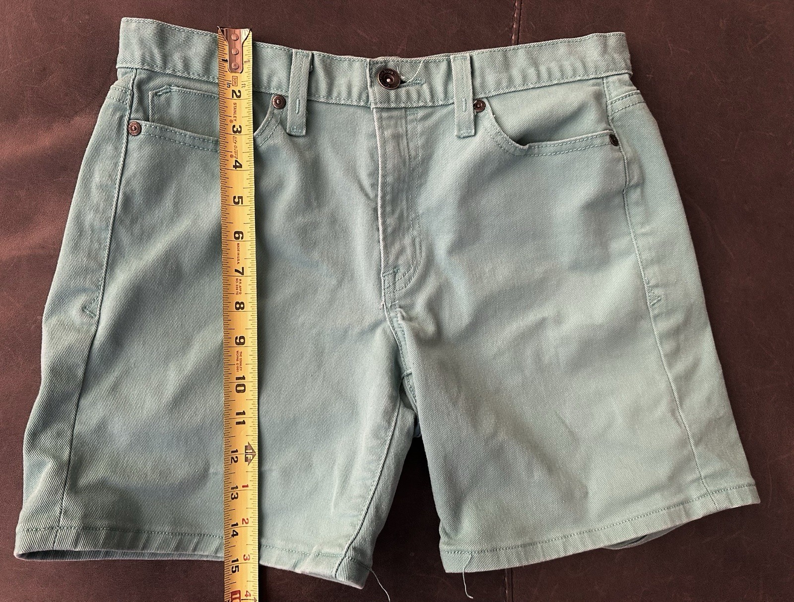 EUC CALVIN KLEIN JEANS Talla Shorts Women’s Size 4 Aqua Green 98% Cotton 5 Pkt