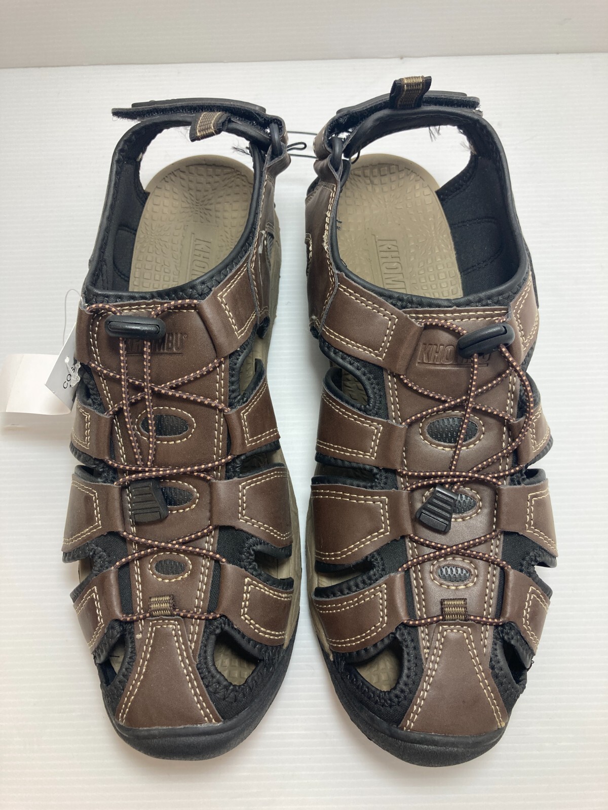 NEW Men’s Khombu Hal Adjustable Athletic Hiking Sandals Brown Pick Size