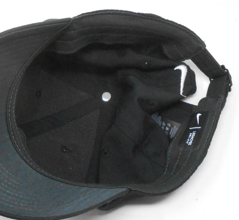 Nike Legacy91 Golf Performance Hat Strapback Black Center Swoosh Dri Fit B177